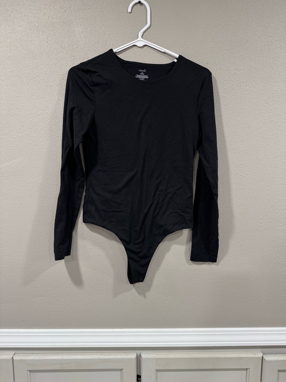 Nuuds Black Bodysuit